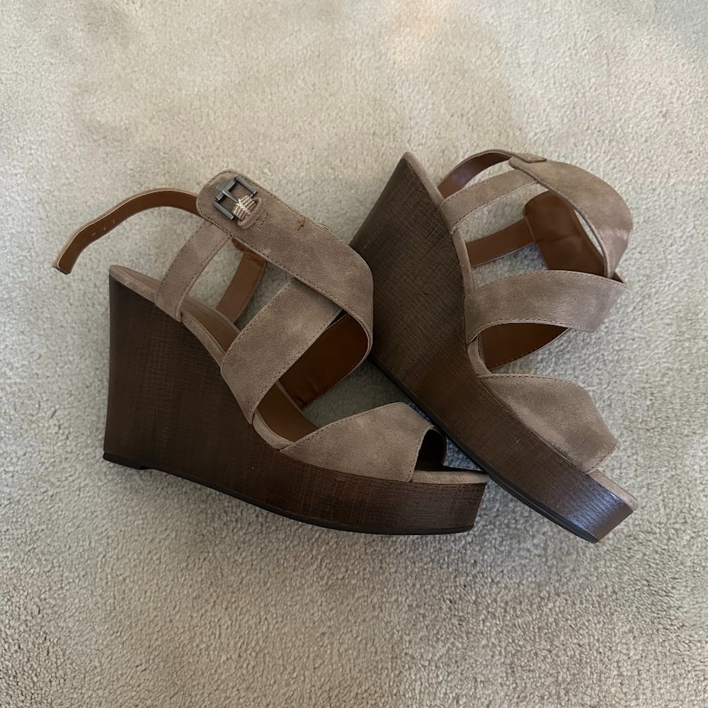 tan high heels